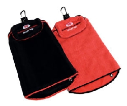 Unik 3-i-1 golfhandduk svart