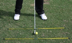 Siktpinnar golf delbara 2-pack