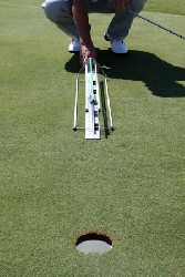 Straight Putting Track Trainer + Putting Ruler