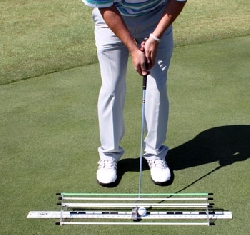 Straight Putting Track Trainer + Putting Ruler