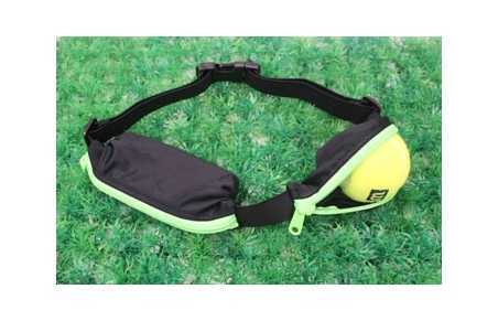 Waist pouch belt running sport expandable double bl/gr