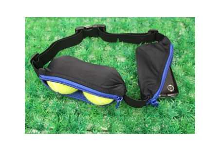 Waist pouch belt running sport expandable double bl/blue