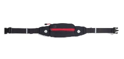 Runner's Waist Belt black/red
