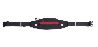 Runner's Waist Belt black/red
