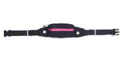 Runner's Waist Belt black/pink