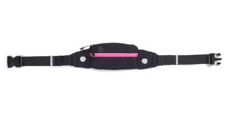 Runner's Waist Belt black/pink