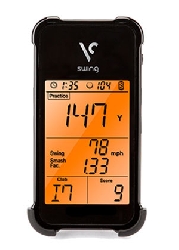 Golf Launch Monitor Swing and Ball Speed black