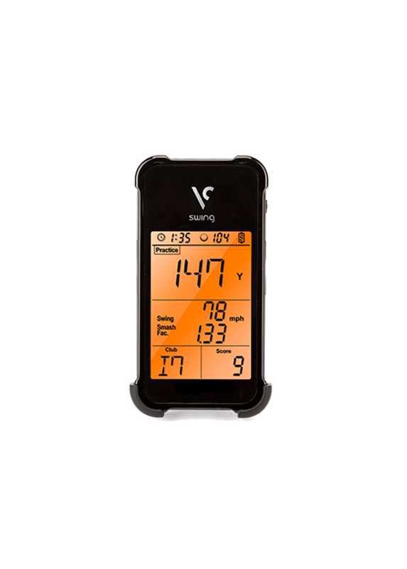Golf Launch Monitor Swing and Ball Speed black