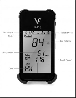 Golf Launch Monitor sving och bollhastighet svart