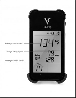 Golf Launch Monitor Swing and Ball Speed black