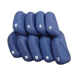 Headcovers järnklubbor 9-pack marinblå
