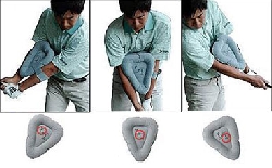 Golf triangel sving bollen