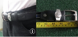Golf belt genuine leather