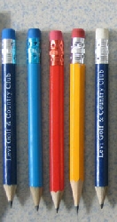 Pencils with rubber 5-pack