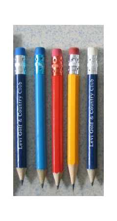 Pencils with rubber 5-pack