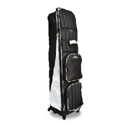 Flygfodral golf 4-hjuling deluxe svart/silver