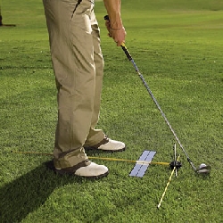 Golf Swing Line Up Rod System + mirror