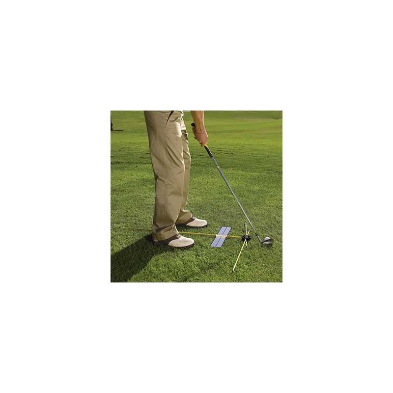 Golf Swing Line Up Rod System + mirror