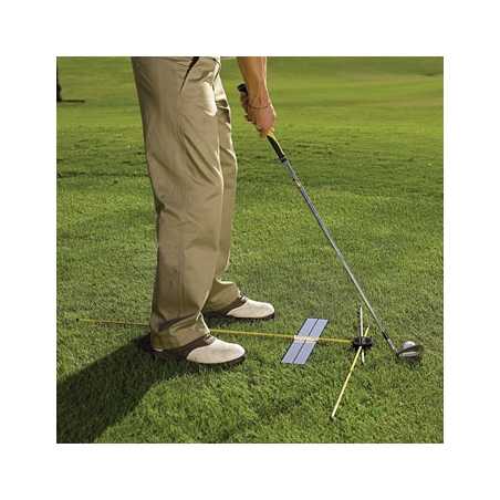 Golf Swing Line Up Rod System + mirror