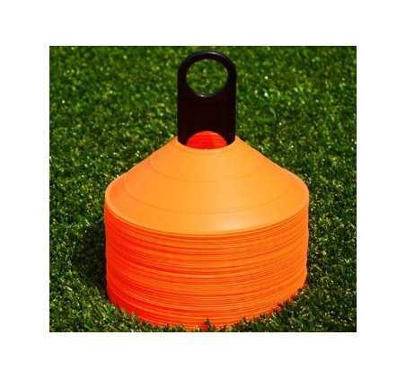 Sport tränings koner orange små 50-pack