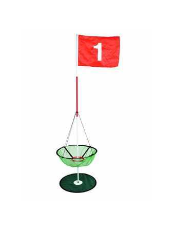 Golf flagga med chipnät