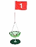 Golf Practice Golf Flag with chip net