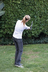 Kort tung svingplan golfklubba höger