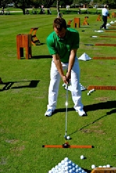 Golf Swing Club Face Dead Aim