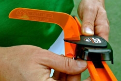 Golfsvingen sikta klubbhuvudet rätt