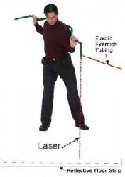 Green Stick golf laser fitness trainer