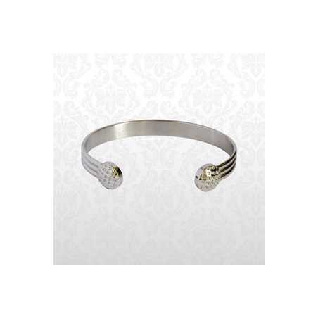 Magnetarmband rostfritt stål Golf design djupående bioflow L