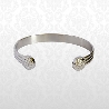 Magnetarmband rostfritt stål Golf design djupående bioflow L