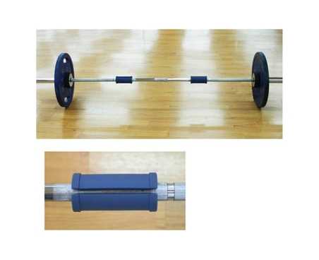 Manus Grip Adapter tjock stång blå