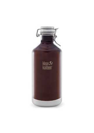Vattenbehållare giftfri KK 1900ml borstat stål bärnsten