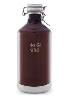 Vattenbehållare giftfri KK 1900ml borstat stål bärnsten