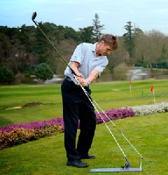 Golf Swing Plane Home Checker System