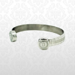 Magnetarmband rostfritt stål matt djupående Lux DF bioflow L