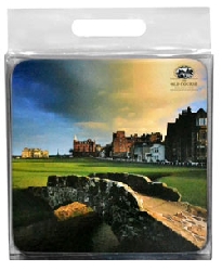 Golf Coasters St Andrews golf course 4-pack