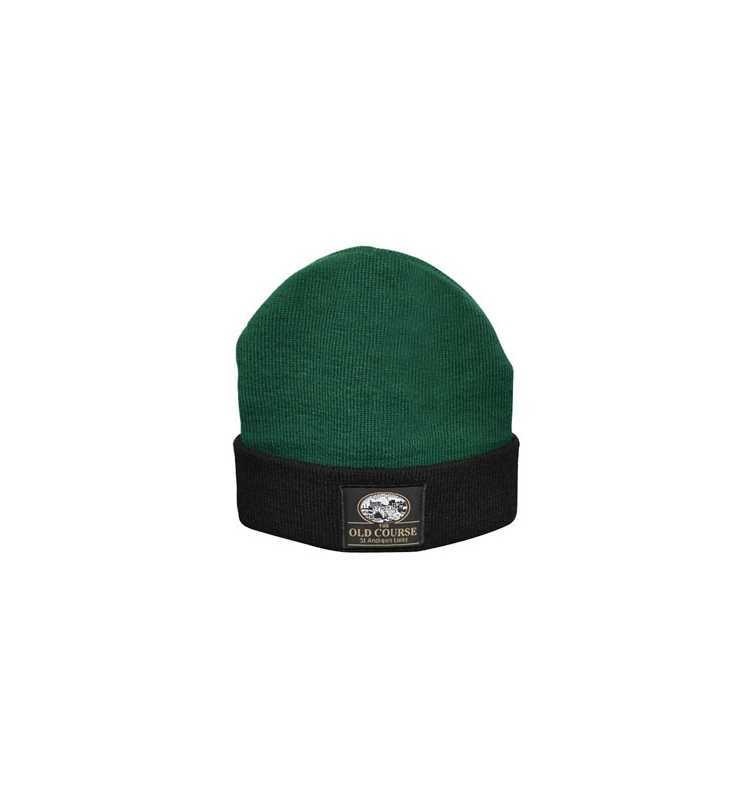 Golf Beanie Hat Green/Black