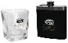 Golf Whisky glas med fickplunta paket