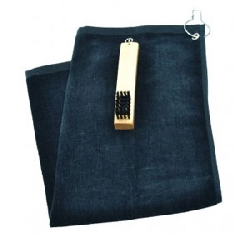 Golf Towel with Club Brush