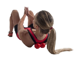 Dubbel punktmassage trigger point boll