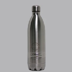 flaska rostfritt stål 1000 ml silver