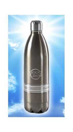 bootle stainless steel 1000 ml grey