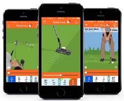 SkyPro 3D golf analyserare svingen puttningen
