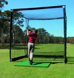 Extra stor golfnät bur 3x3x3 meter + slagnät