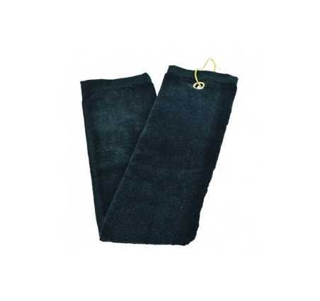 Golf Towel 3-folded black