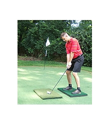Golf mat unique fairway feel 2-in-1 golf mat 75 x 25 cm