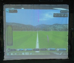 Golf simulator nät projektionsduk 3 x 3 meter
