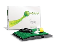 Golf simulator Optishot 2 + projektionsduk nät 3 x 3 meter